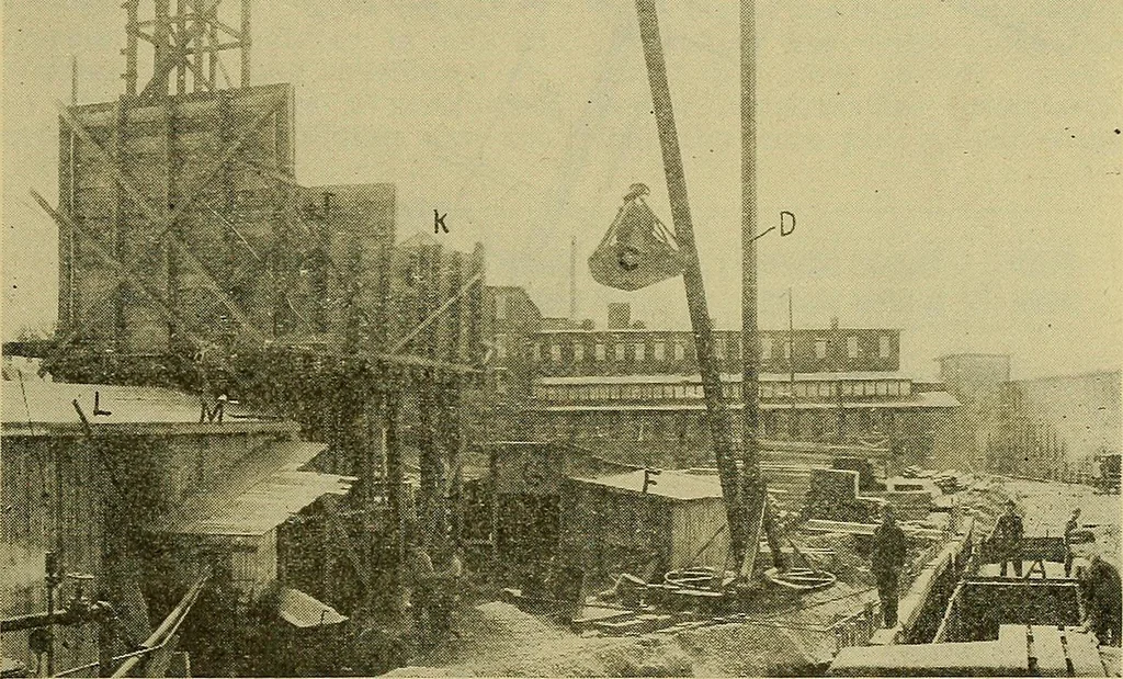 An illustration from How to build, equip and operate a cotton mill in the United States, 1913, leaf 106