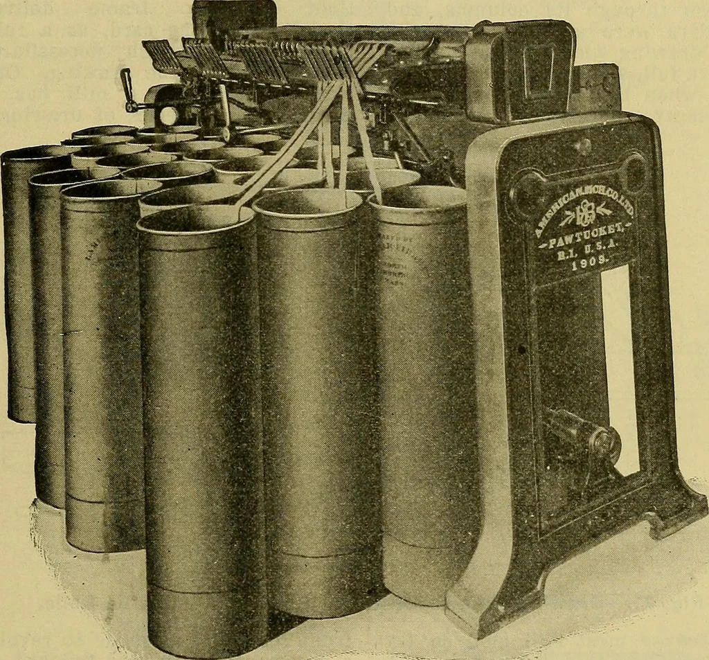 An illustration from How to build, equip and operate a cotton mill in the United States, 1913, leaf 276