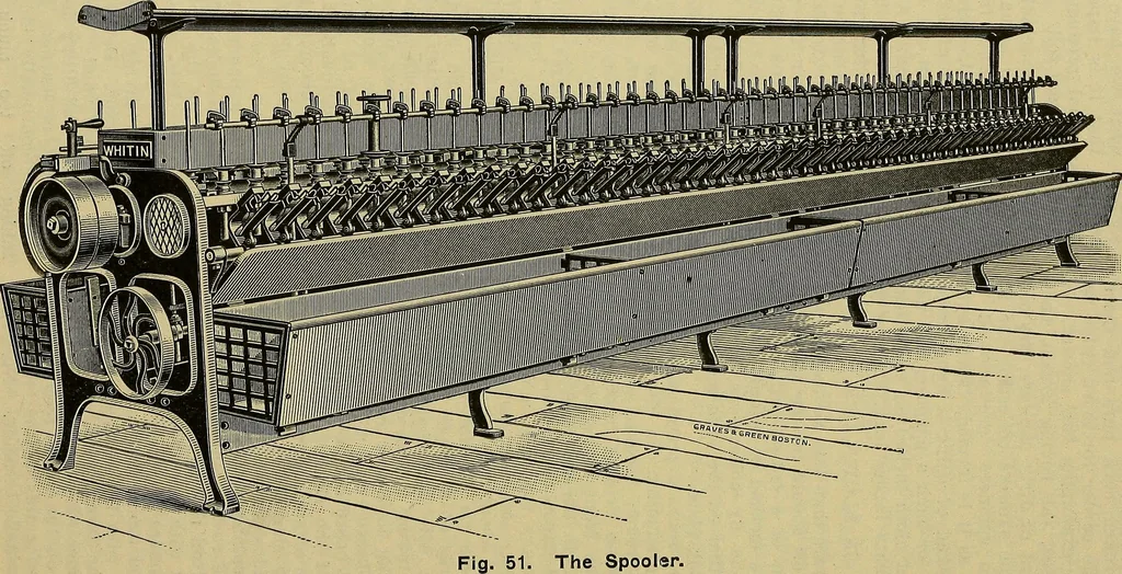 An illustration from How to build, equip and operate a cotton mill in the United States, 1913, leaf 425
