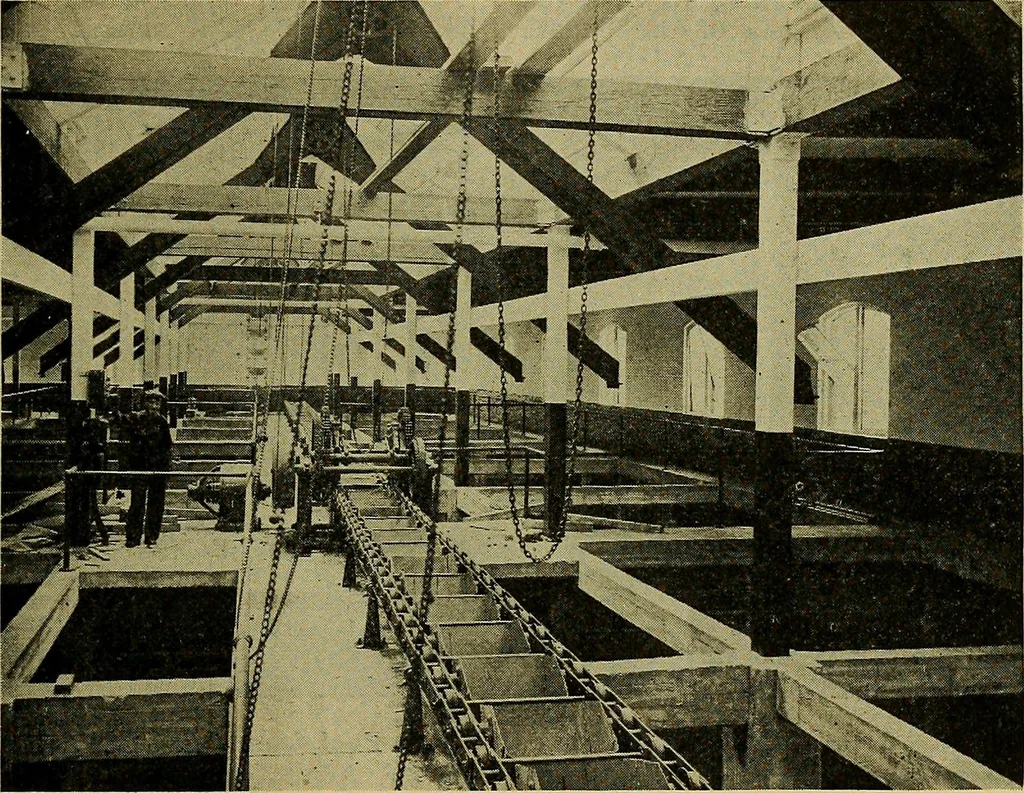 An illustration from How to build, equip and operate a cotton mill in the United States, 1913, leaf 46