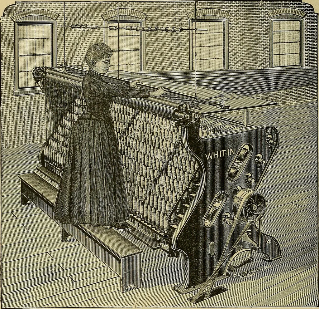 An illustration from How to build, equip and operate a cotton mill in the United States, 1913, leaf 469
