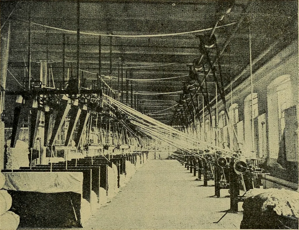 An illustration from How to build, equip and operate a cotton mill in the United States, 1913, leaf 478