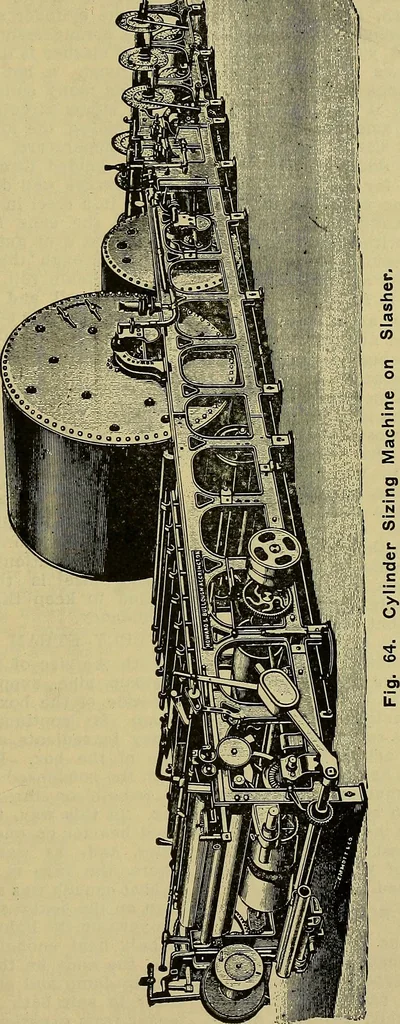 An illustration from How to build, equip and operate a cotton mill in the United States, 1913, leaf 492