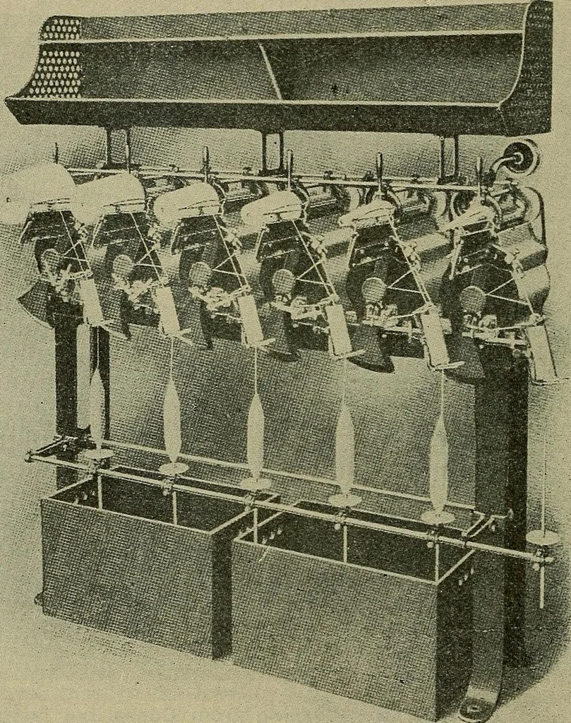 An illustration from How to build, equip and operate a cotton mill in the United States, 1913, leaf 503