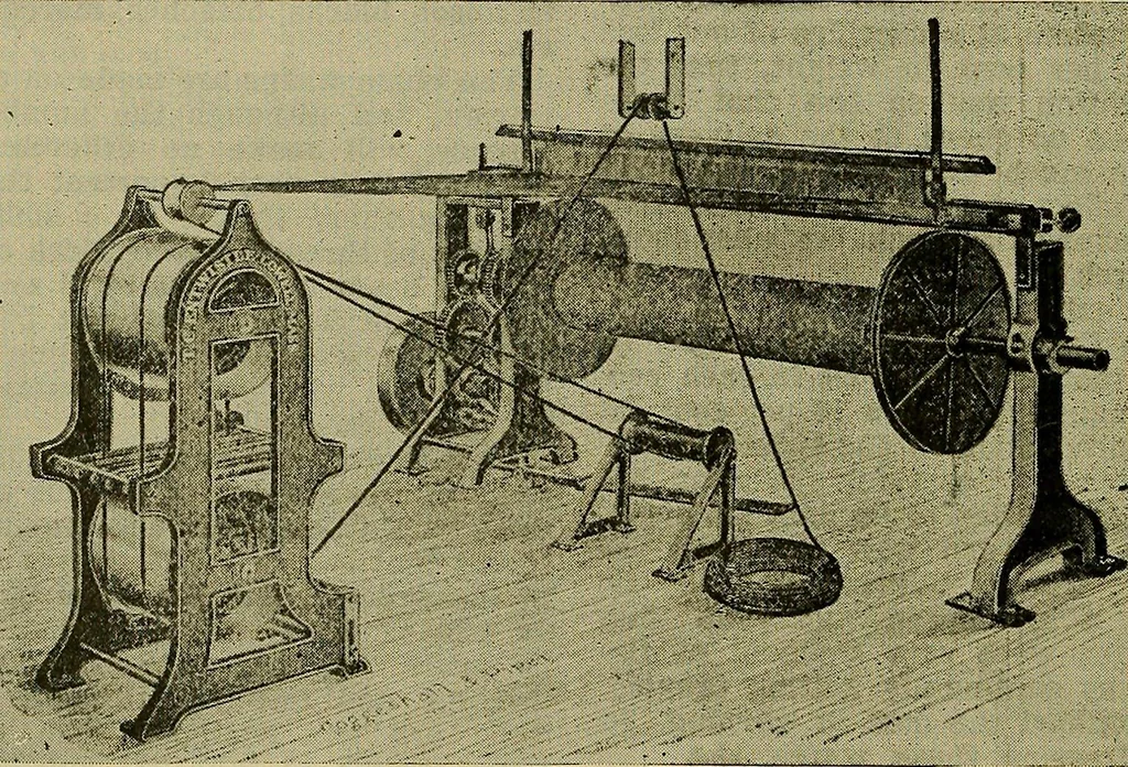 An illustration from How to build, equip and operate a cotton mill in the United States, 1913, leaf 533