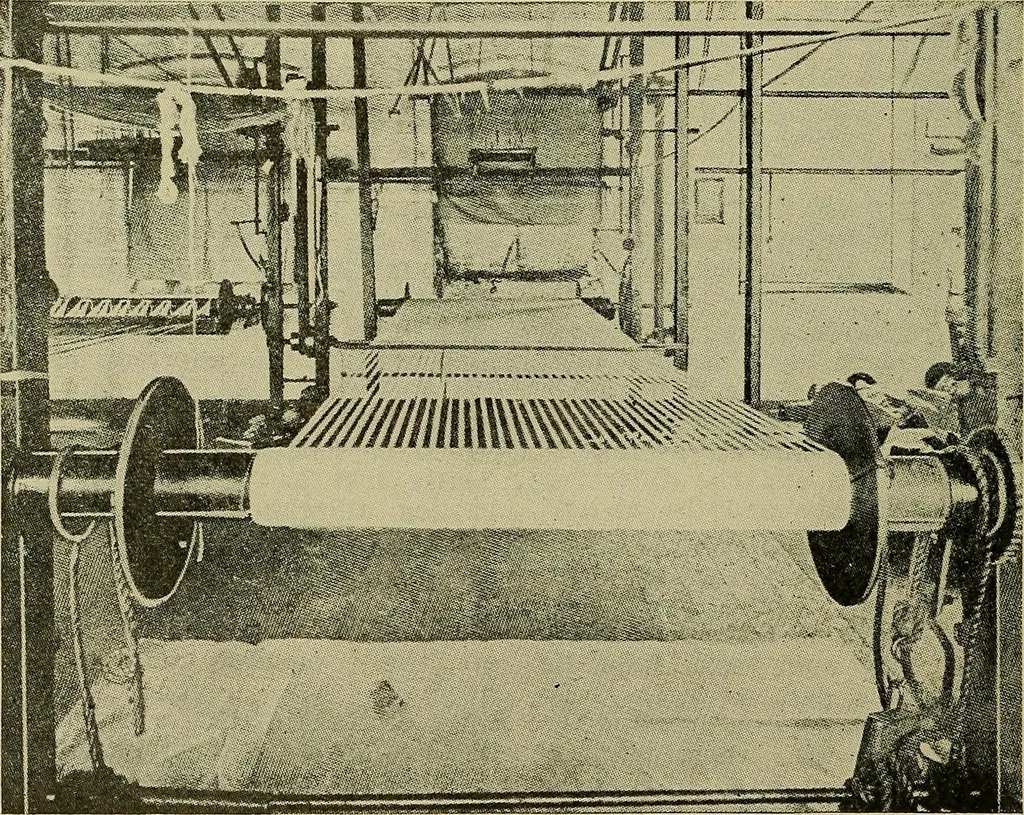 An illustration from How to build, equip and operate a cotton mill in the United States, 1913, leaf 573