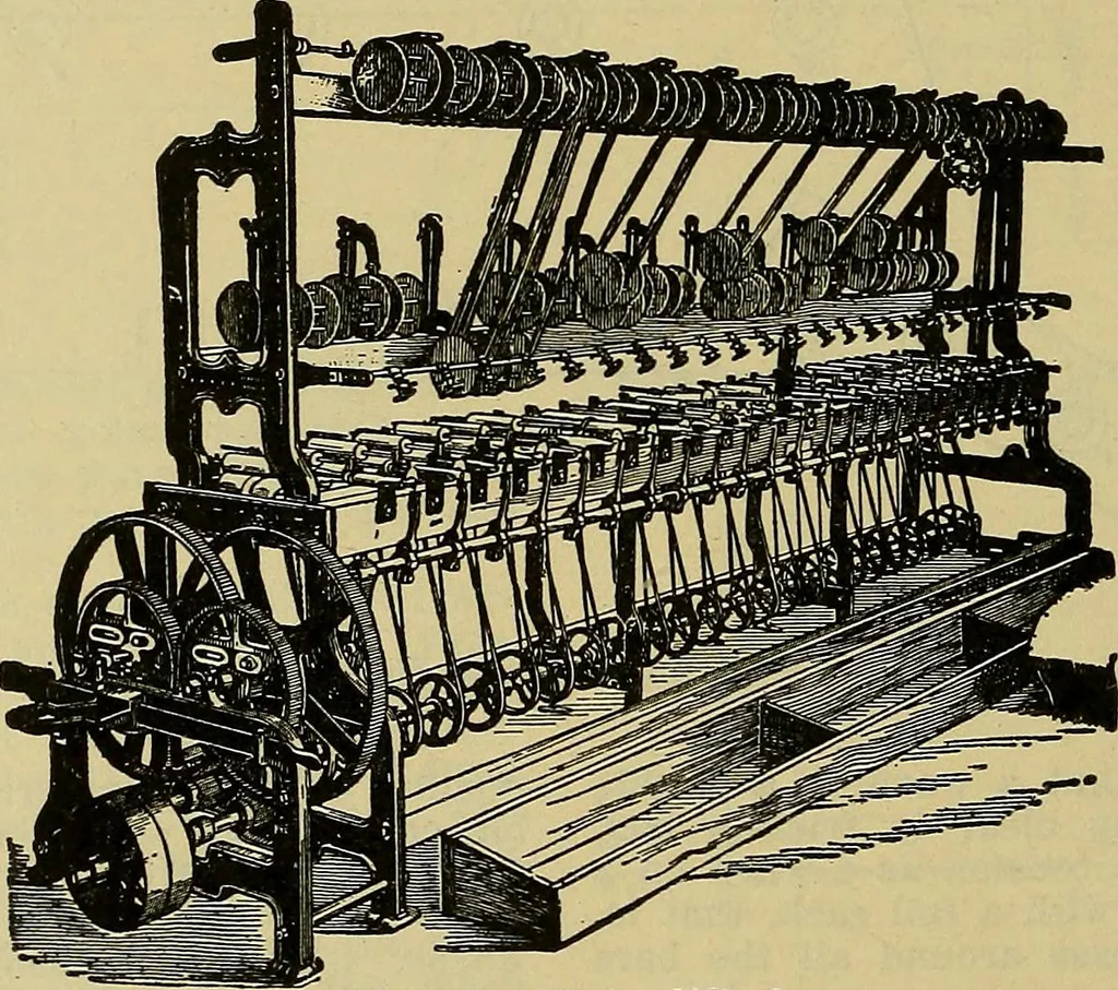 An illustration from How to build, equip and operate a cotton mill in the United States, 1913, leaf 579