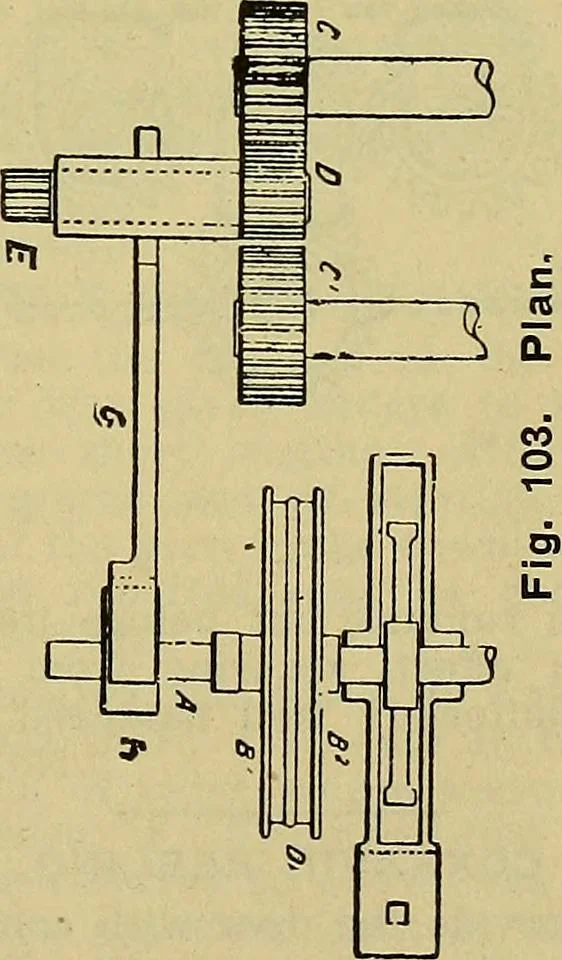 An illustration from How to build, equip and operate a cotton mill in the United States, 1913, leaf 584