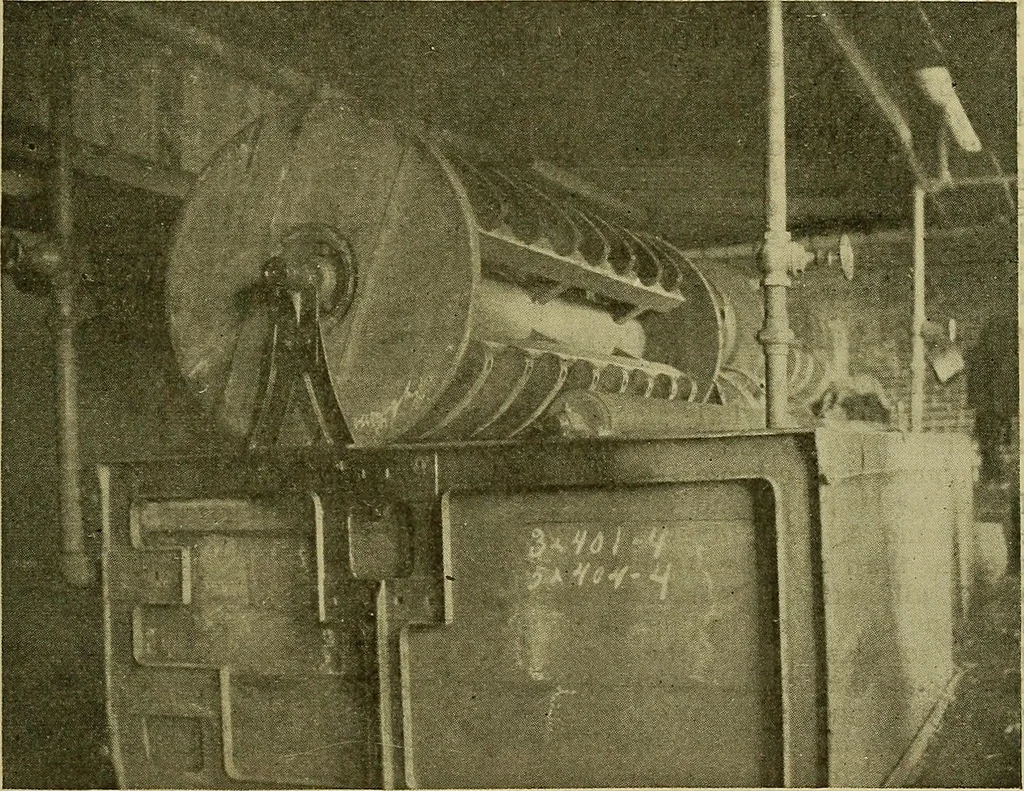 An illustration from How to build, equip and operate a cotton mill in the United States, 1913, leaf 672