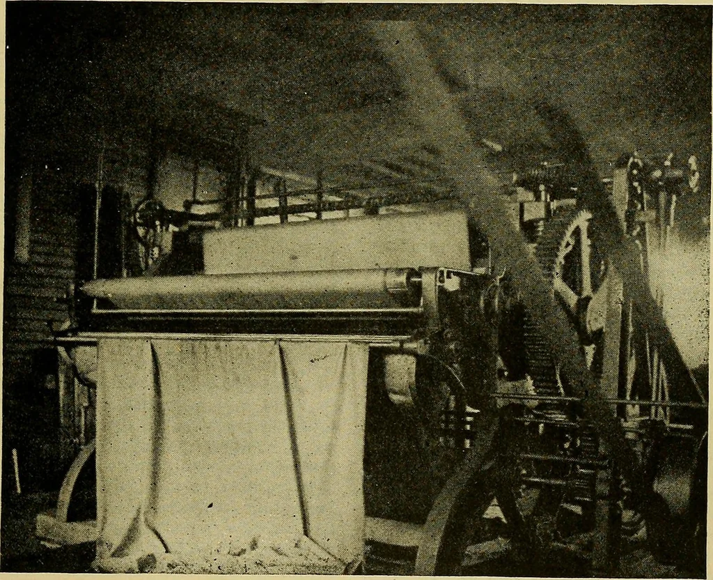An illustration from How to build, equip and operate a cotton mill in the United States, 1913, leaf 674