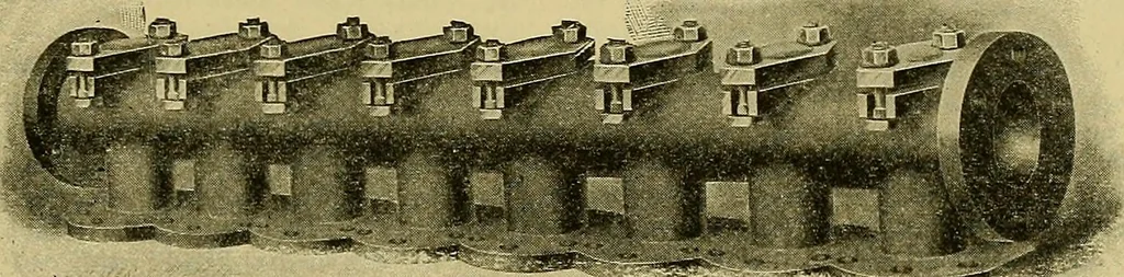 An illustration from How to build, equip and operate a cotton mill in the United States, 1913, leaf 68