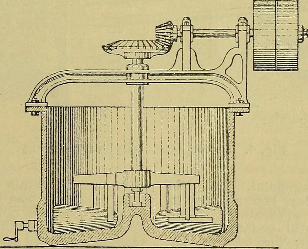 An illustration from How to build, equip and operate a cotton mill in the United States, 1913, leaf 686