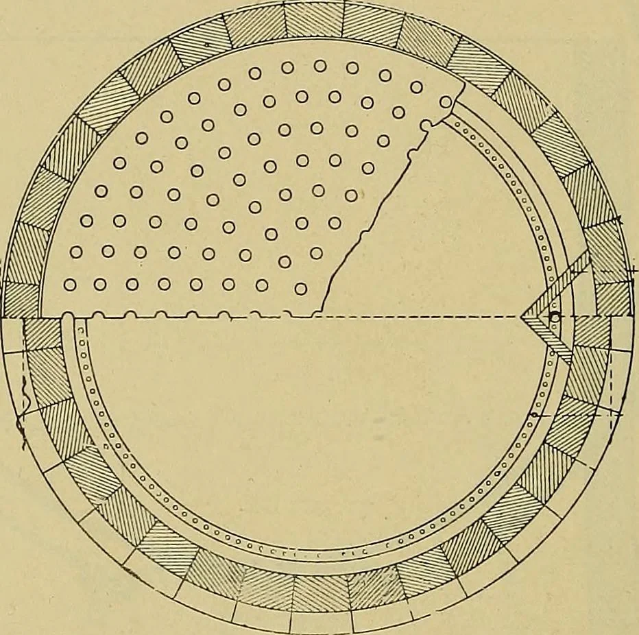 An illustration from How to build, equip and operate a cotton mill in the United States, 1913, leaf 695