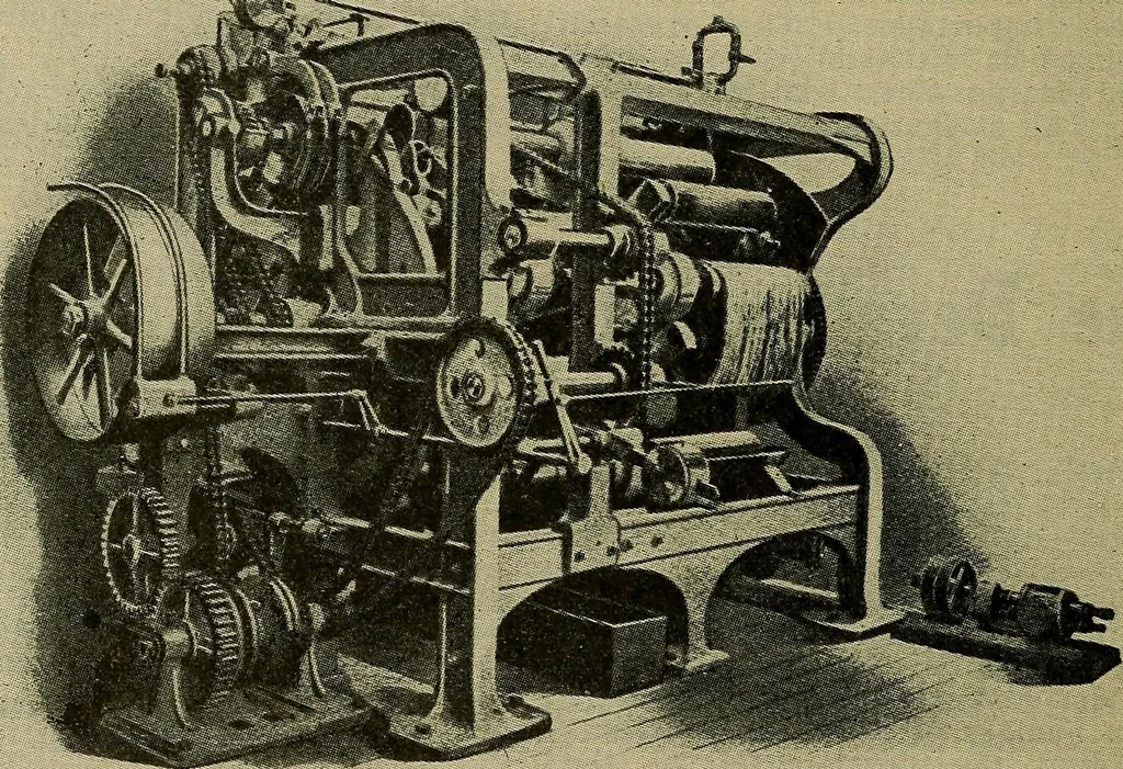 An illustration from How to build, equip and operate a cotton mill in the United States, 1913, leaf 709