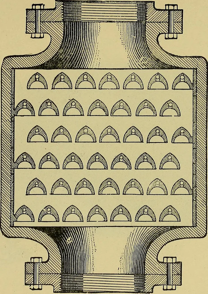 An illustration from How to build, equip and operate a cotton mill in the United States, 1913, leaf 72