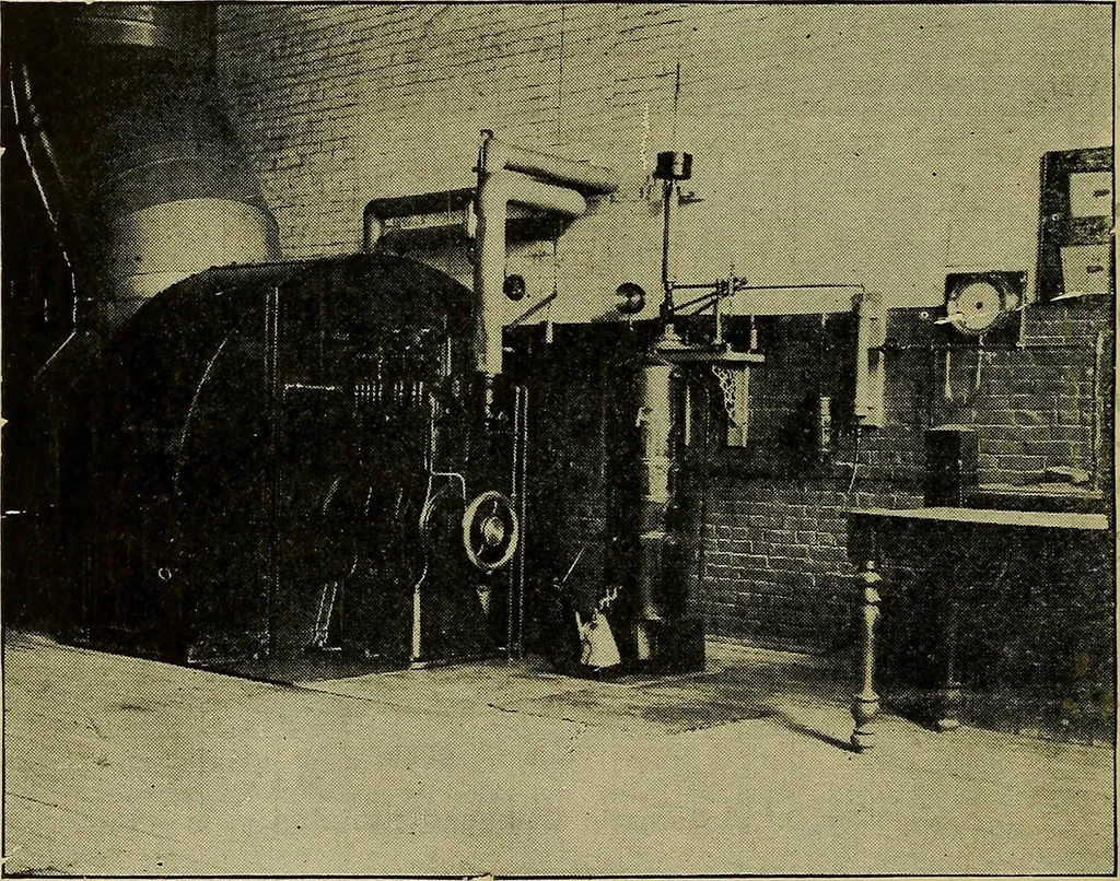 An illustration from How to build, equip and operate a cotton mill in the United States, 1913, leaf 77
