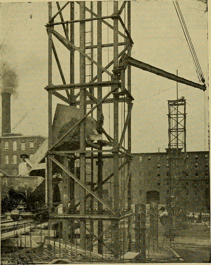 An illustration from How to build, equip and operate a cotton mill in the United States, 1913, leaf 98