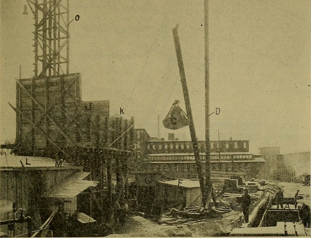 An illustration from How to build, equip and operate a cotton mill in the United States, 1913, leaf 102