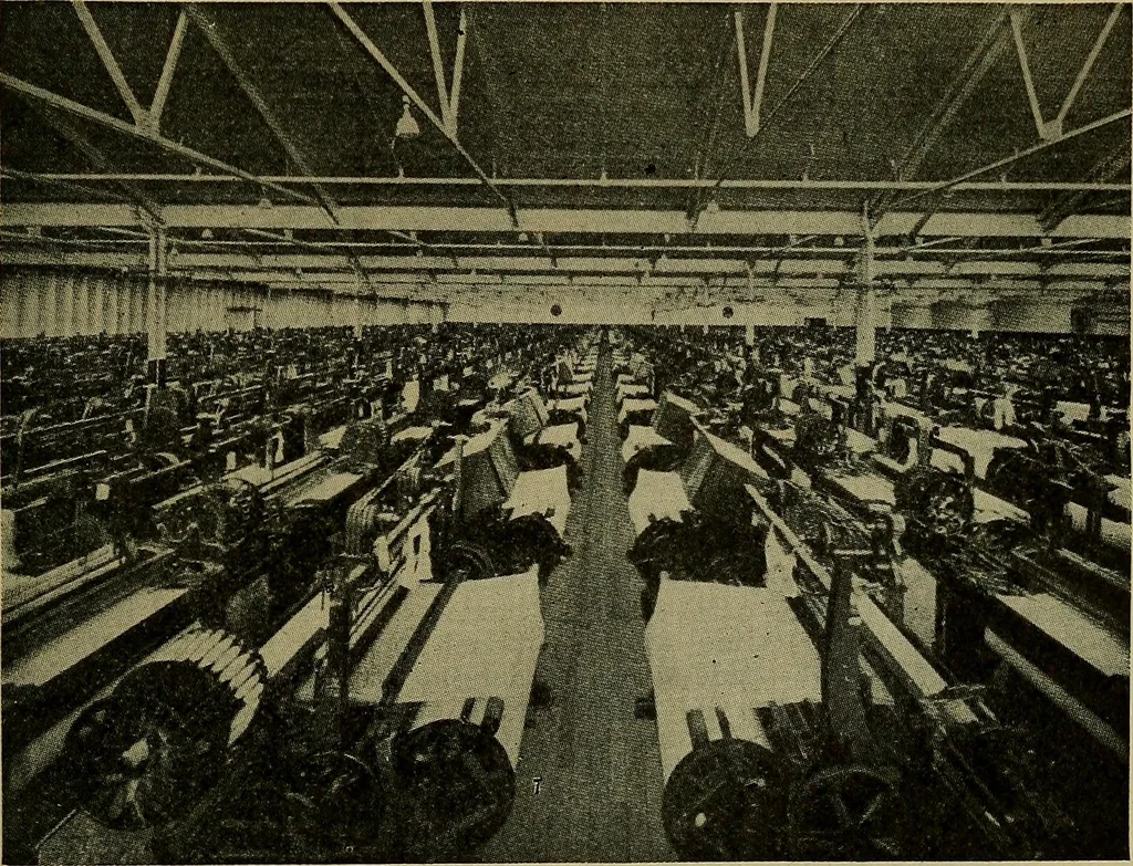 An illustration from How to build, equip and operate a cotton mill in the United States, 1913, leaf 106