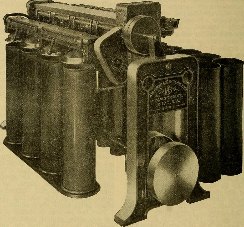 An illustration from How to build, equip and operate a cotton mill in the United States, 1913, leaf 271