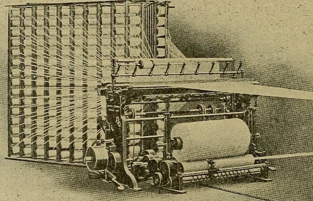 An illustration from How to build, equip and operate a cotton mill in the United States, 1913, leaf 457