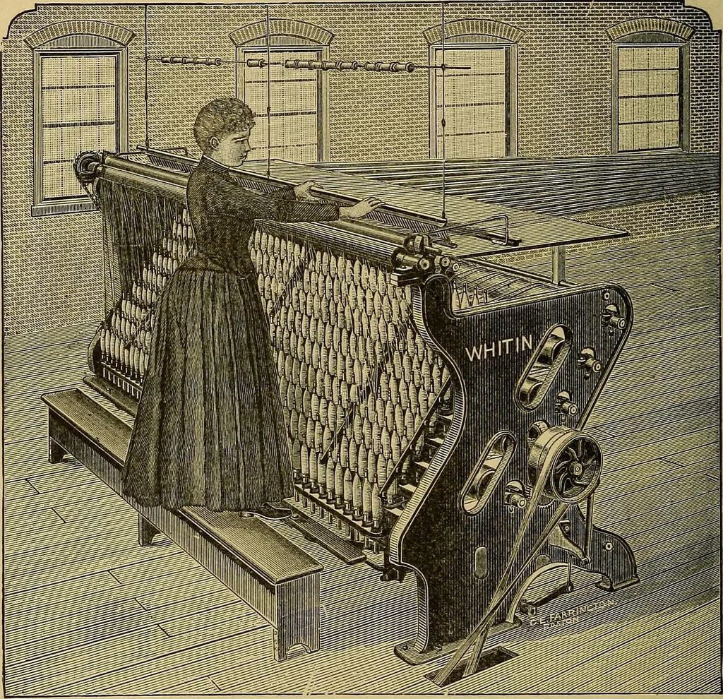 An illustration from How to build, equip and operate a cotton mill in the United States, 1913, leaf 465