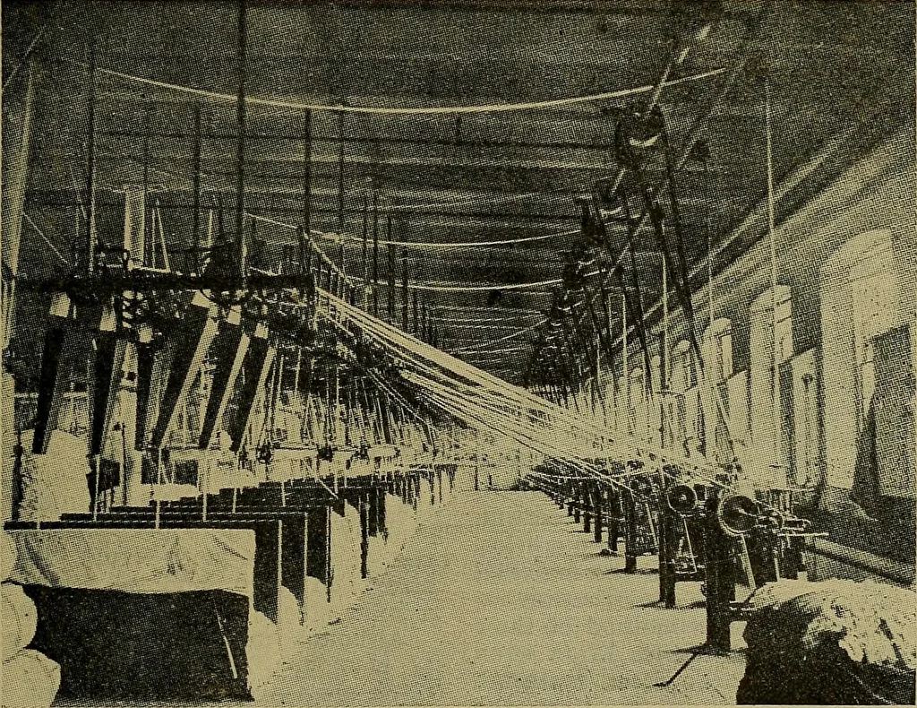 An illustration from How to build, equip and operate a cotton mill in the United States, 1913, leaf 474