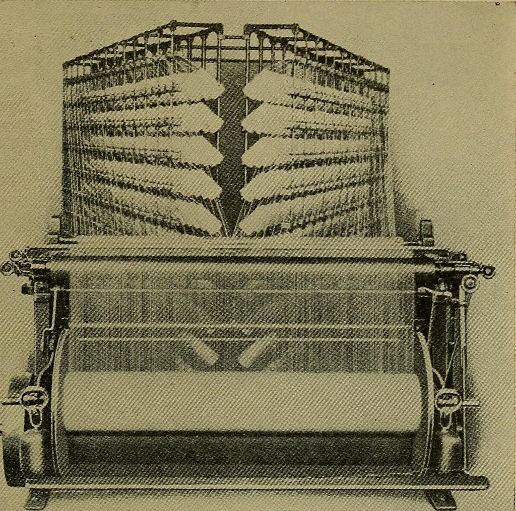 An illustration from How to build, equip and operate a cotton mill in the United States, 1913, leaf 498