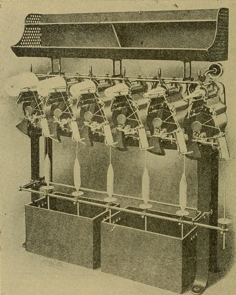 An illustration from How to build, equip and operate a cotton mill in the United States, 1913, leaf 499