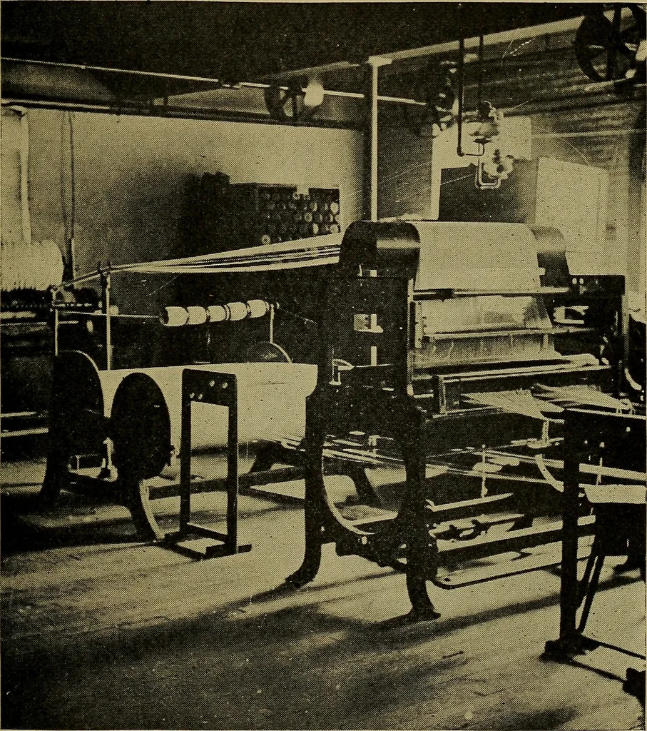 An illustration from How to build, equip and operate a cotton mill in the United States, 1913, leaf 518