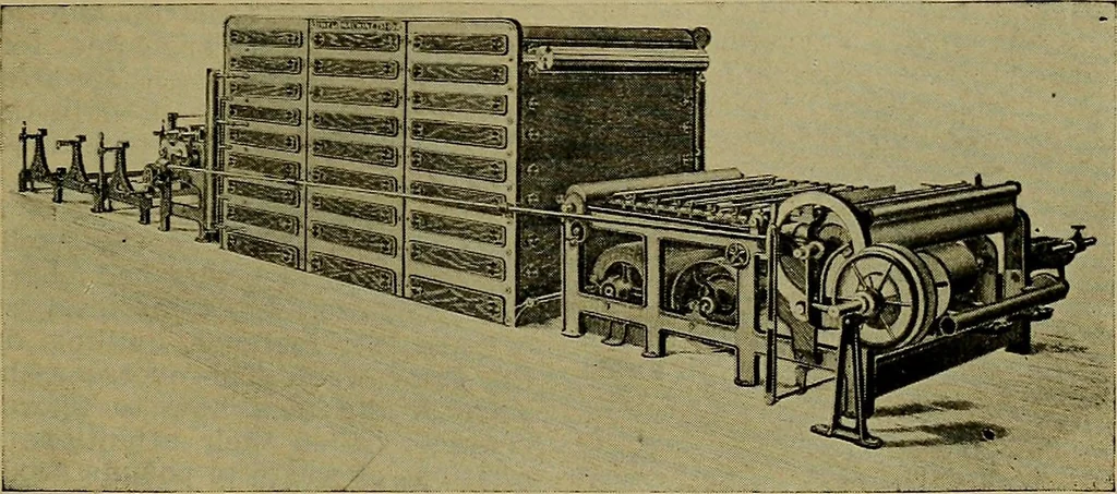 An illustration from How to build, equip and operate a cotton mill in the United States, 1913, leaf 552