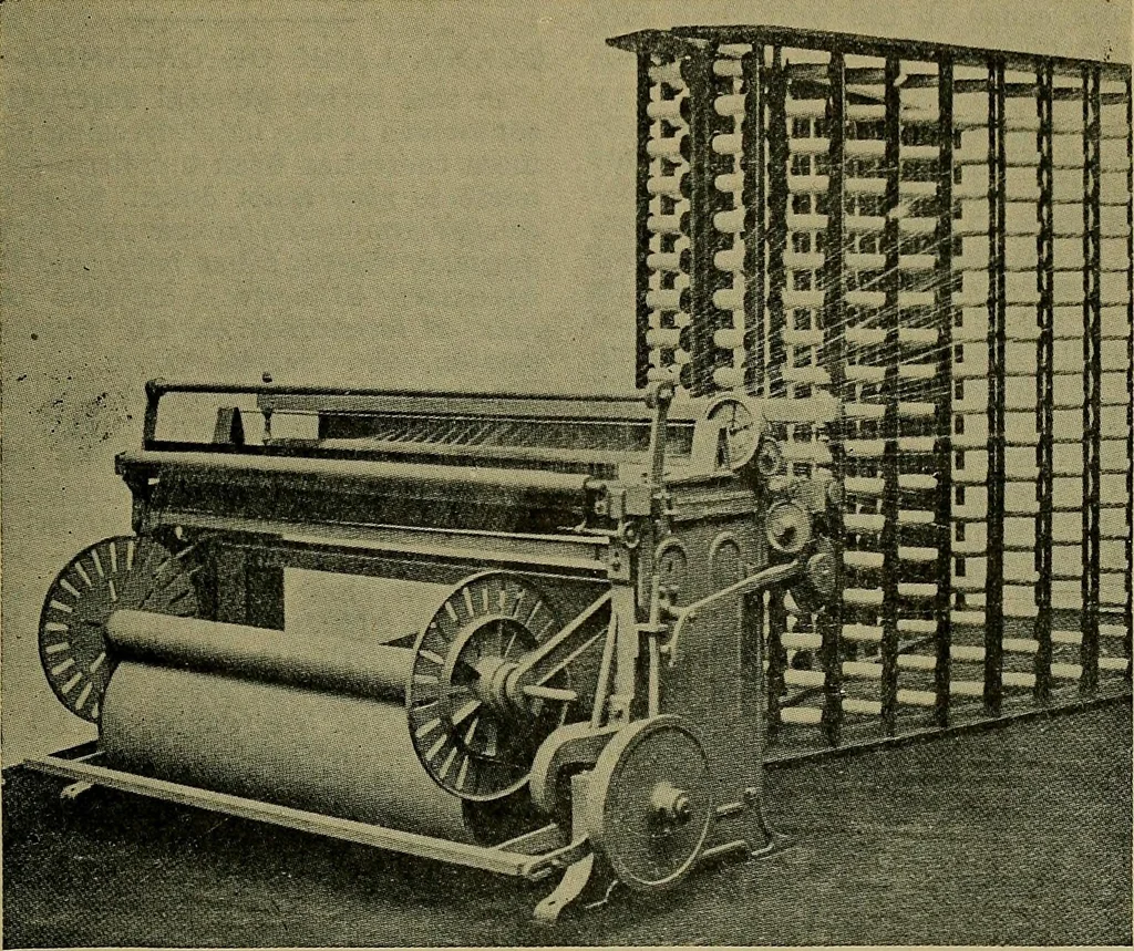 An illustration from How to build, equip and operate a cotton mill in the United States, 1913, leaf 560