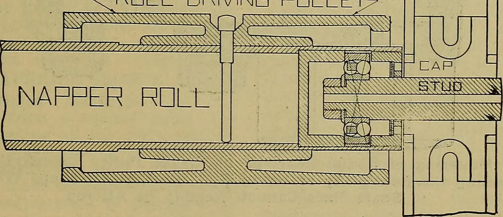 An illustration from How to build, equip and operate a cotton mill in the United States, 1913, leaf 564