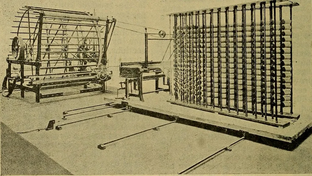 An illustration from How to build, equip and operate a cotton mill in the United States, 1913, leaf 567