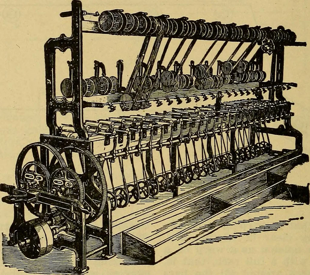 An illustration from How to build, equip and operate a cotton mill in the United States, 1913, leaf 575