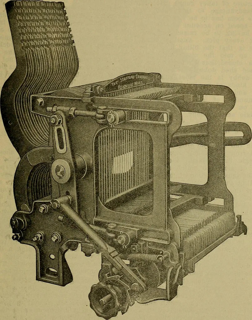 An illustration from How to build, equip and operate a cotton mill in the United States, 1913, leaf 614