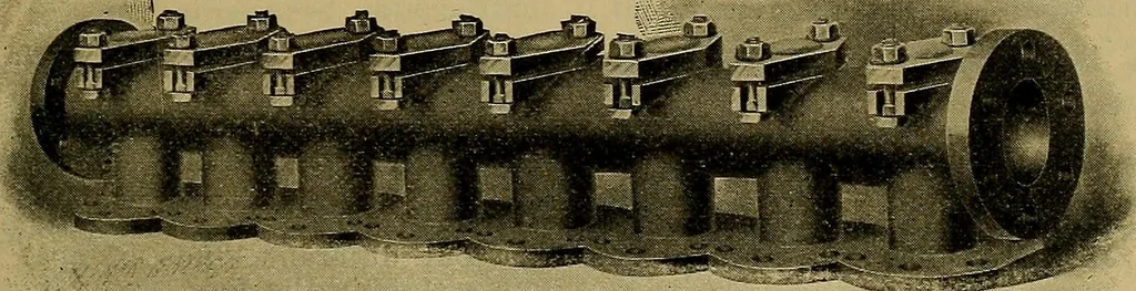 An illustration from How to build, equip and operate a cotton mill in the United States, 1913, leaf 64