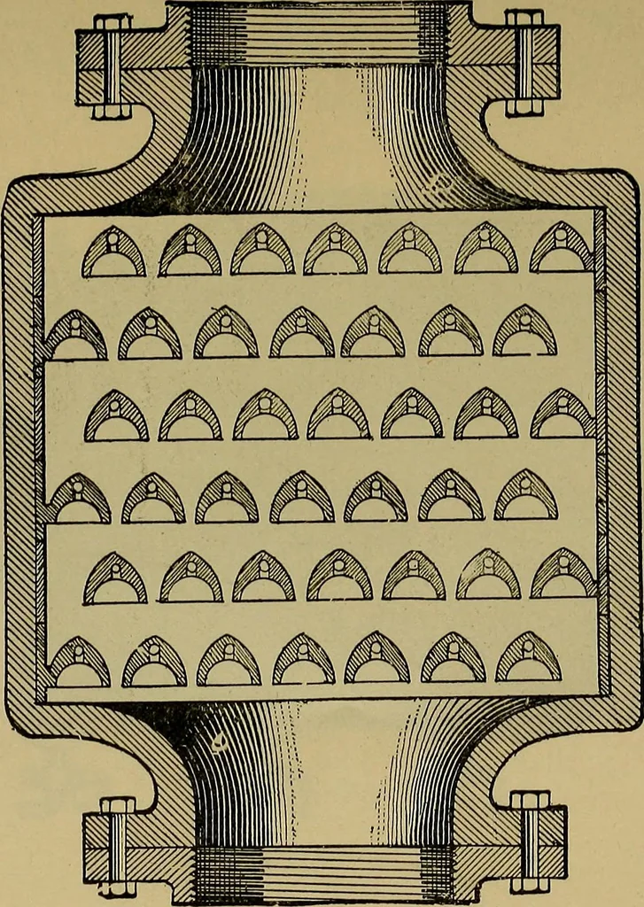 An illustration from How to build, equip and operate a cotton mill in the United States, 1913, leaf 68