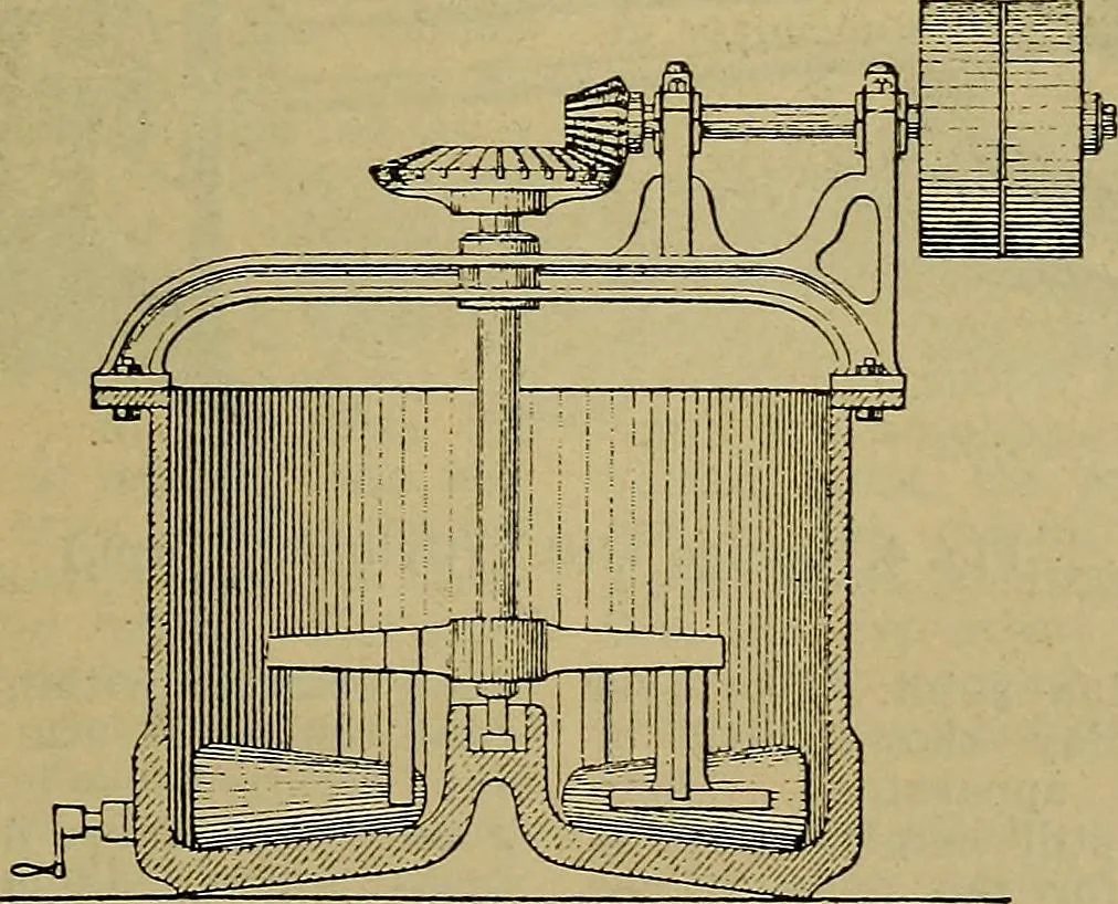 An illustration from How to build, equip and operate a cotton mill in the United States, 1913, leaf 682