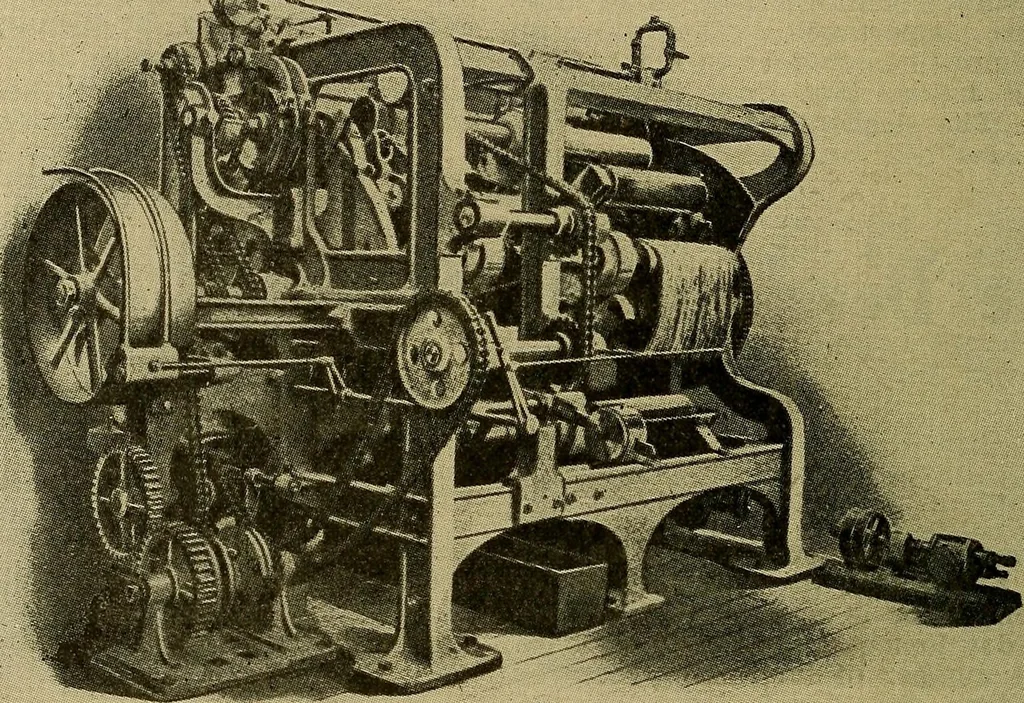 An illustration from How to build, equip and operate a cotton mill in the United States, 1913, leaf 705