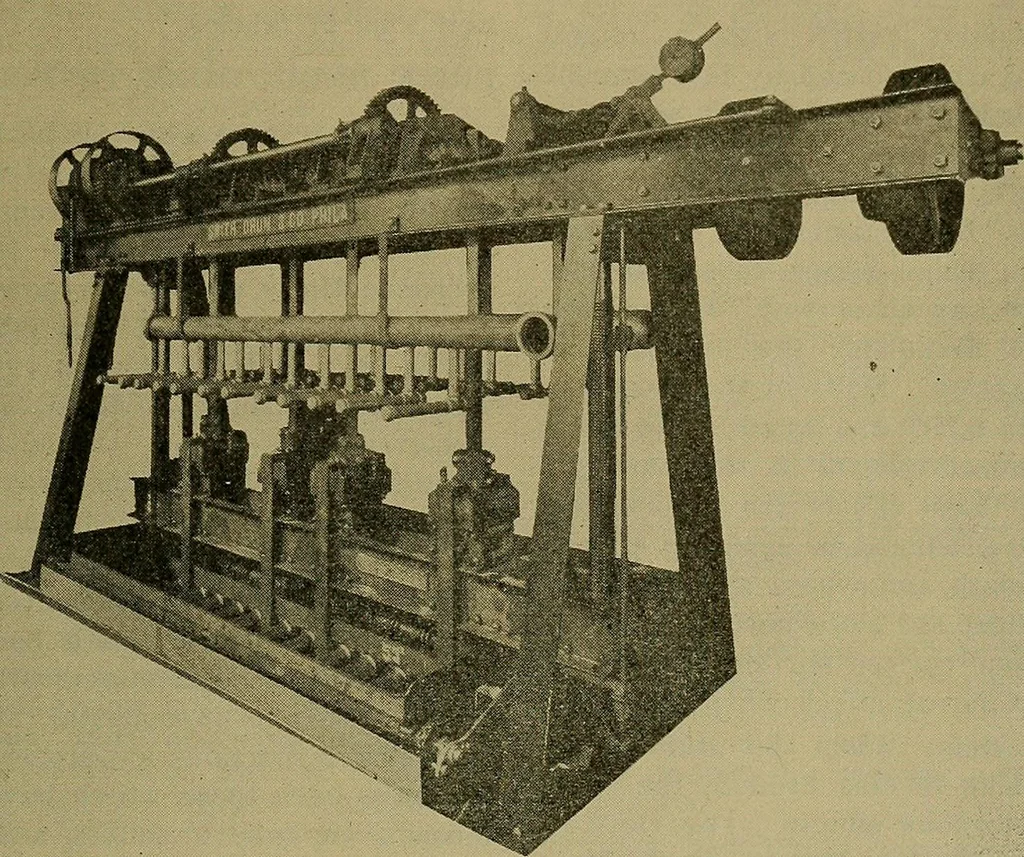 An illustration from How to build, equip and operate a cotton mill in the United States, 1913, leaf 708