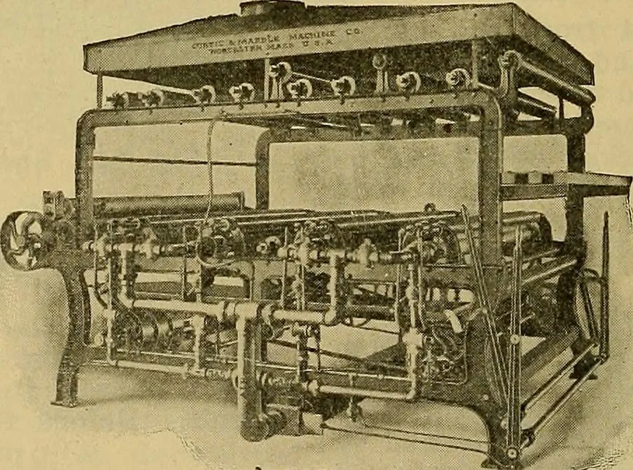 An illustration from How to build, equip and operate a cotton mill in the United States, 1913, leaf 723