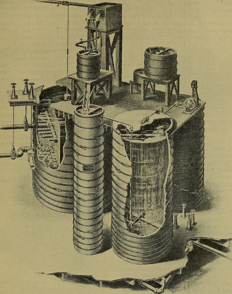 An illustration from How to build, equip and operate a cotton mill in the United States, 1913, leaf 80