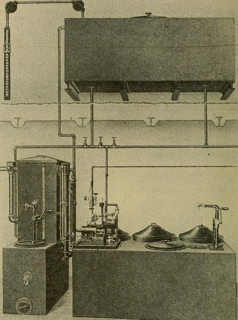 An illustration from How to build, equip and operate a cotton mill in the United States, 1913, leaf 83