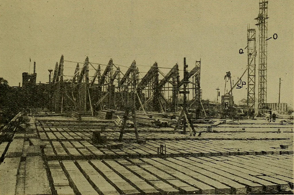 An illustration from How to build, equip and operate a cotton mill in the United States, 1913, leaf 98