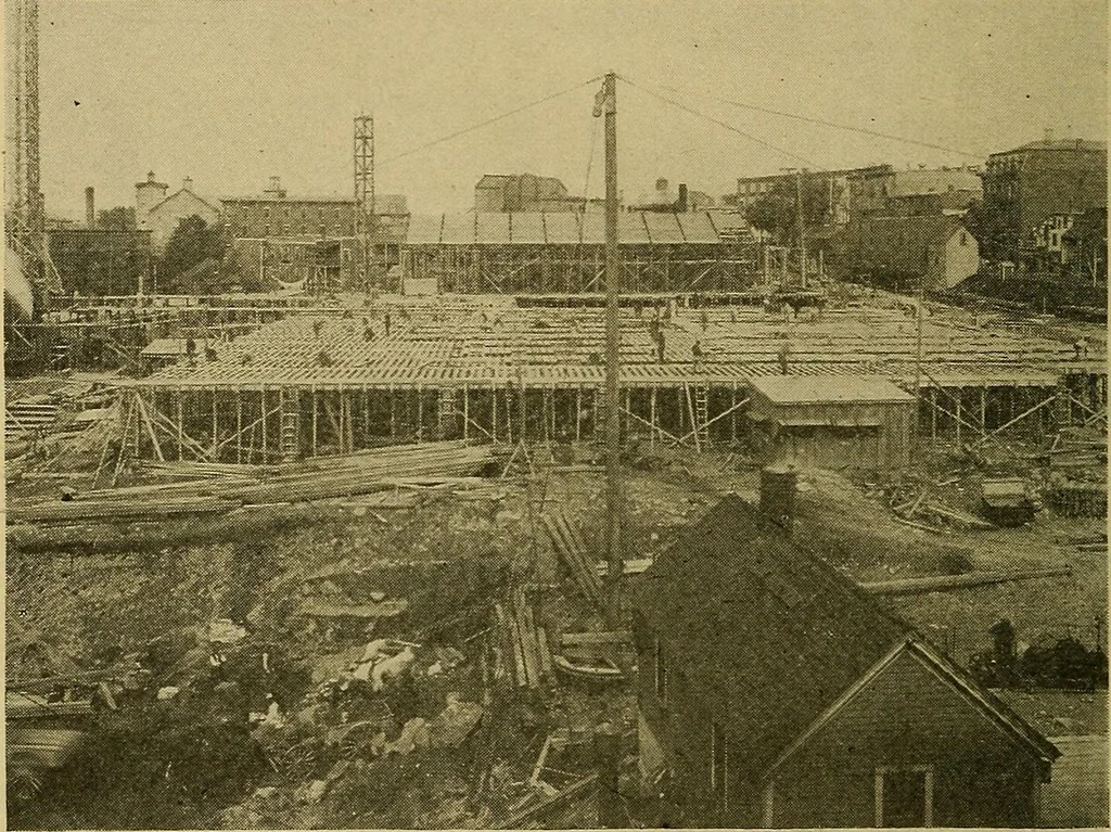 An illustration from How to build, equip and operate a cotton mill in the United States, 1913, leaf 99