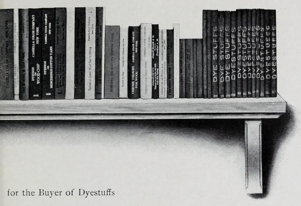 An illustration from How to buy dyestuffs, 1913, leaf 25