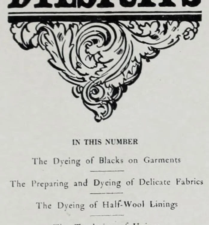 An illustration from How to buy dyestuffs, 1913, leaf 27