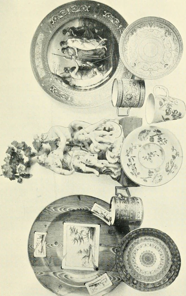 An illustration from How to collect continental china, 1907, leaf 294