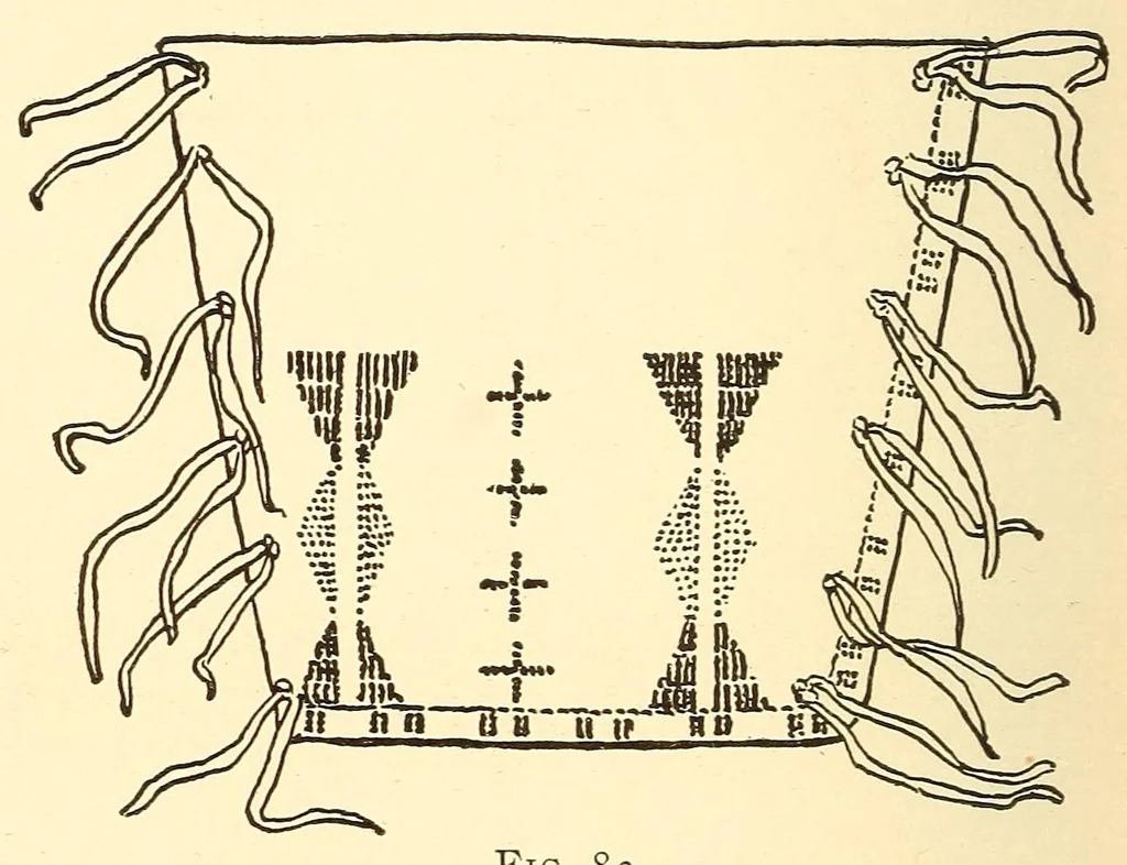 An illustration from How to do beadwork, 1904, leaf 180